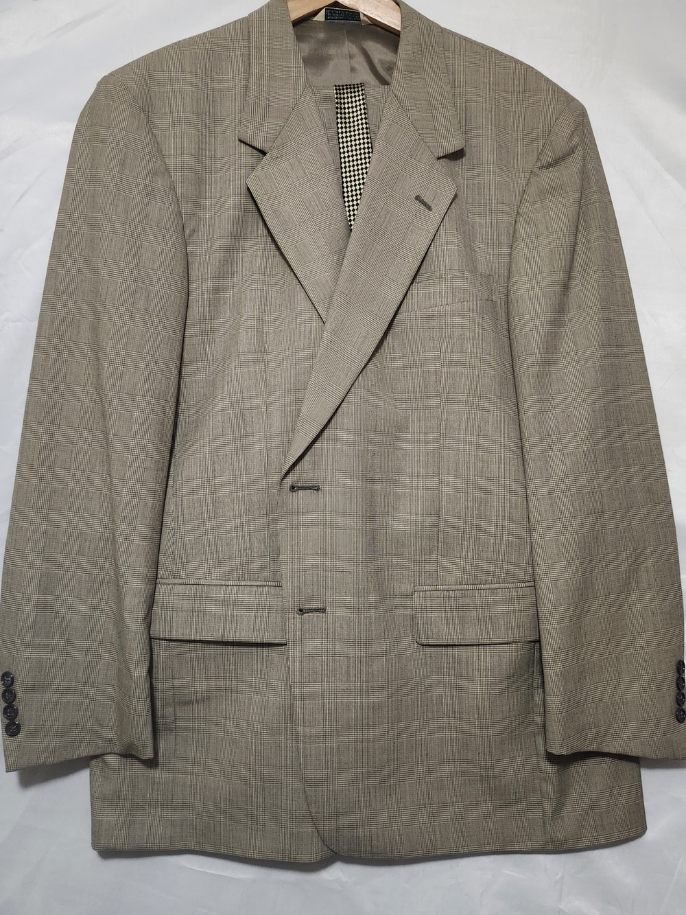 Evan-PiconeVintage Glen Plaid Wool Suit SetPlaid Suit Set Size 46L / 41W